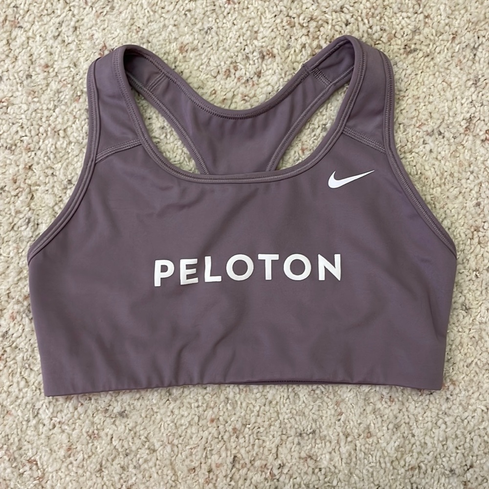 Peloton swoosh Nike sports bra